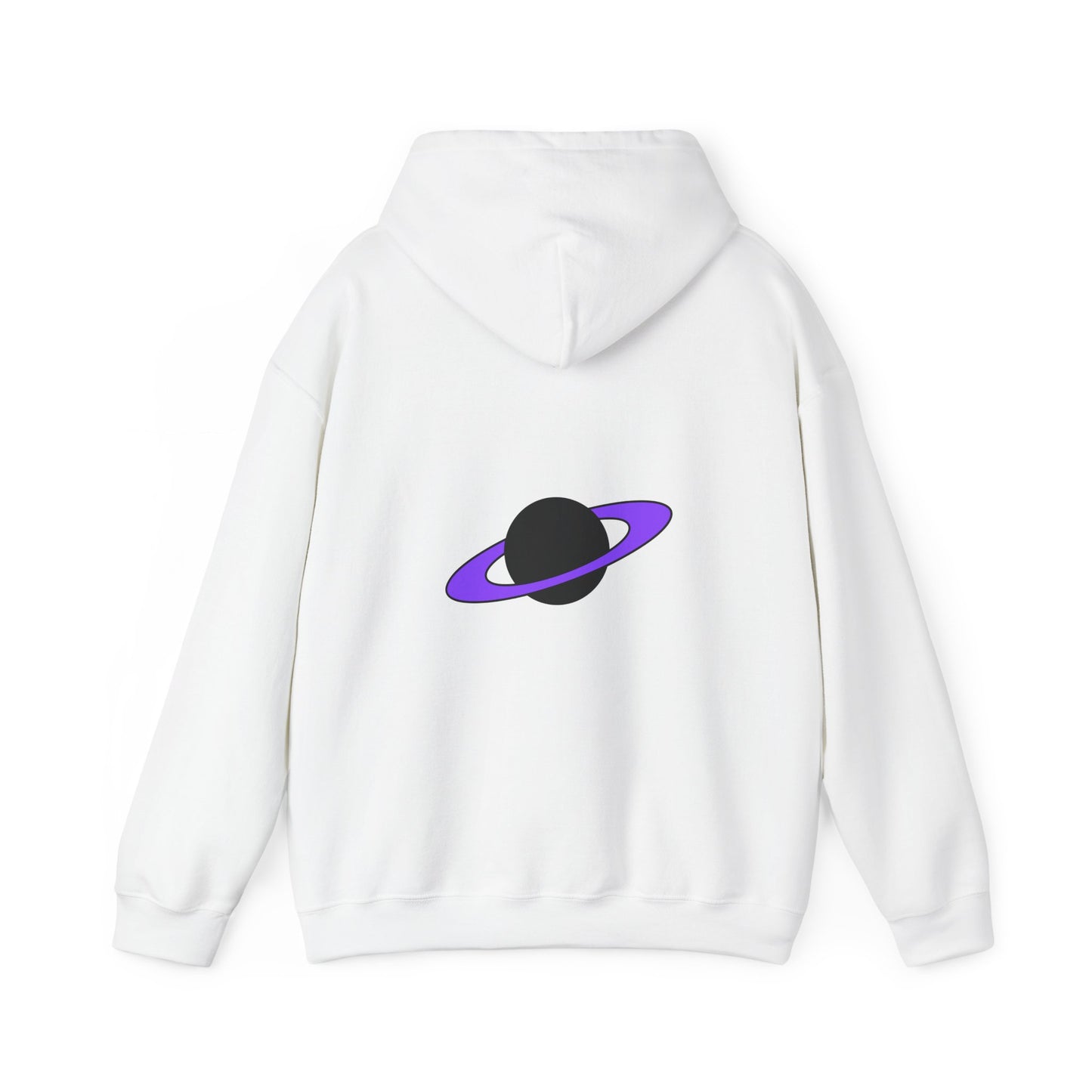 Cosmic Planet Hoodie, Unisex Heavy Blend Sweatshirt for Space Lovers, Casual Gift for Astronomy Fan, Youth and Adult Apparel