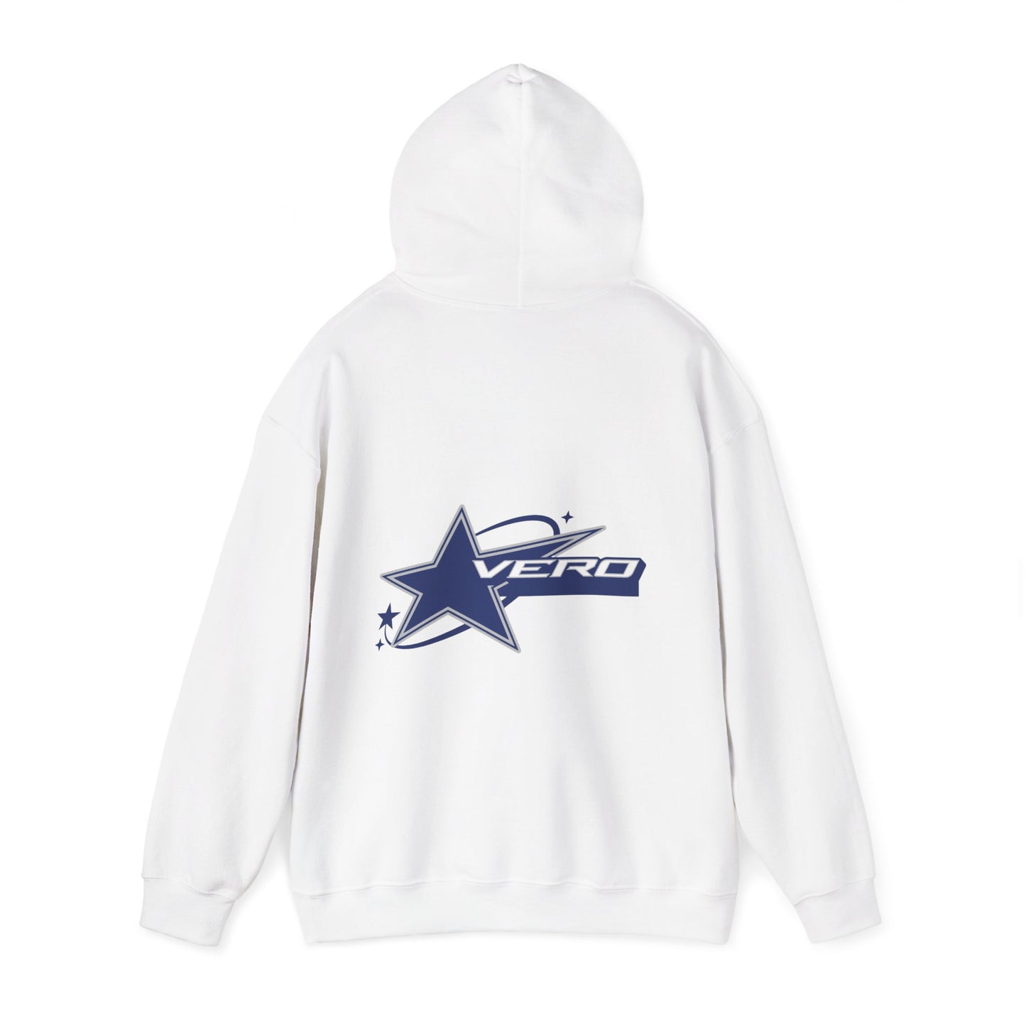 Stylish Unisex Hooded Sweatshirt with Star and Globe Design, Cozy Hoodie for Everyday Wear, Gift for Friends, Casual Fashion, Streetwear