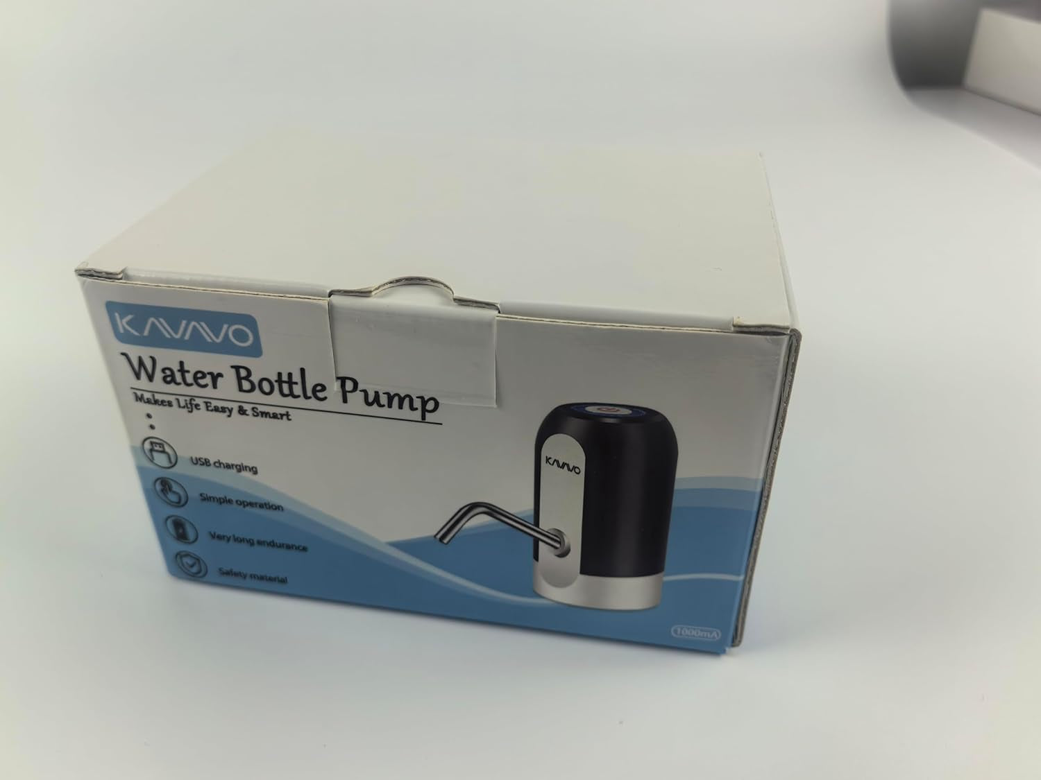 Water Bottle Pump, Bonus 2 Adapters for Various Caliber Water Jugs,Usb Rechargeable Automatic Drinking Water Switch,Portable Electric Water Dispenser with 2 Free to Cut Hoses.