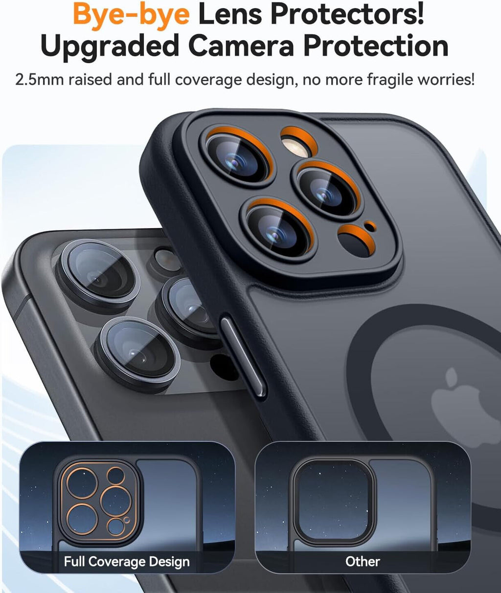 Ultimate Shockproof Magnetic Magsafe Back Cover for iPhone 16 Series - Stylish, Durable & Fully Protected!