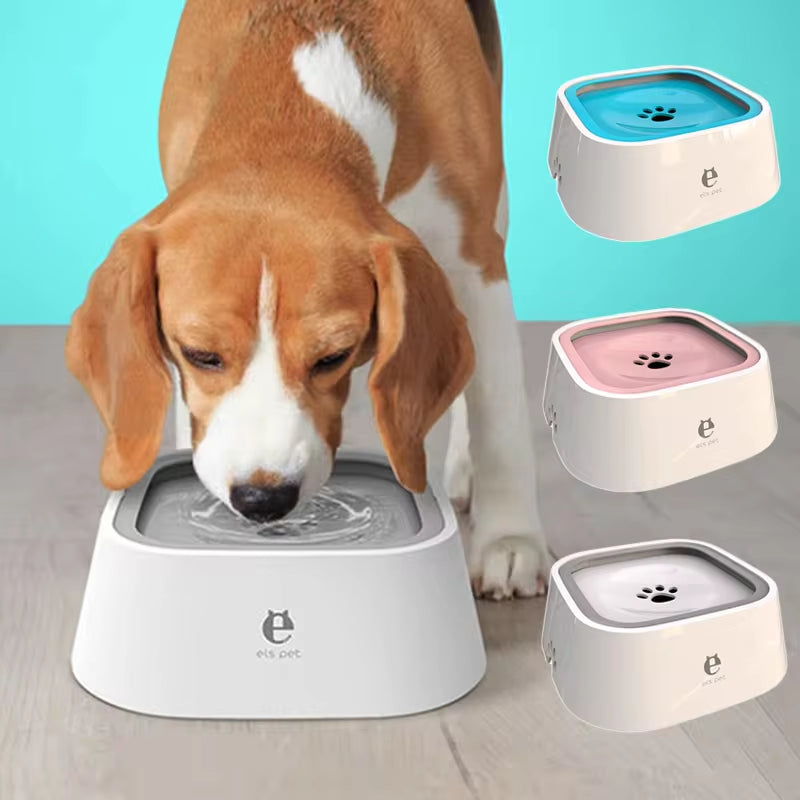 Innovative Spill-Proof Dog & Cat Water Bowl - 1.5L Non-Wetting Floating Design for Clean and Healthy Hydration!