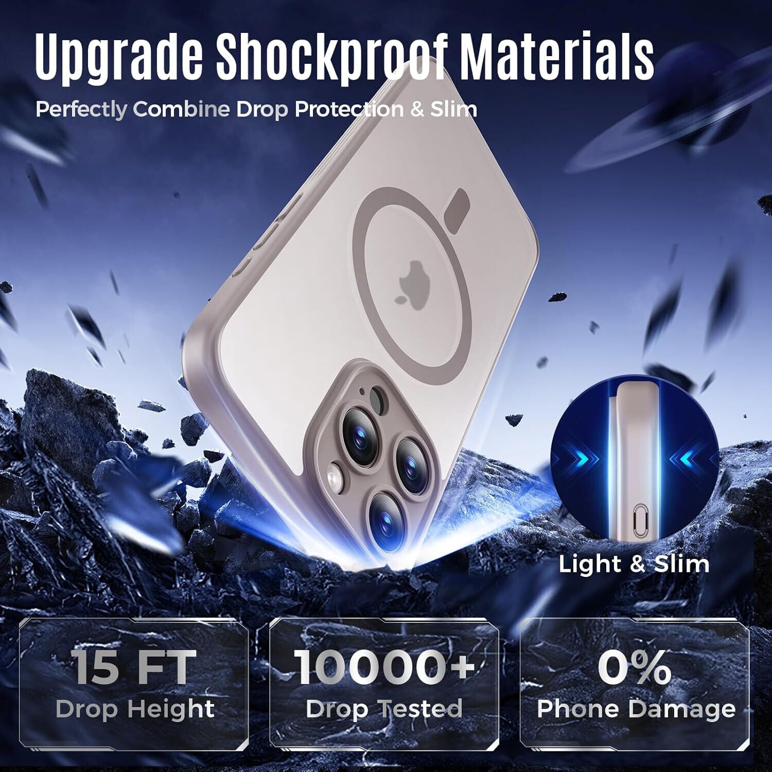 Ultimate Shockproof Magnetic Magsafe Back Cover for iPhone 16 Series - Stylish, Durable & Fully Protected!